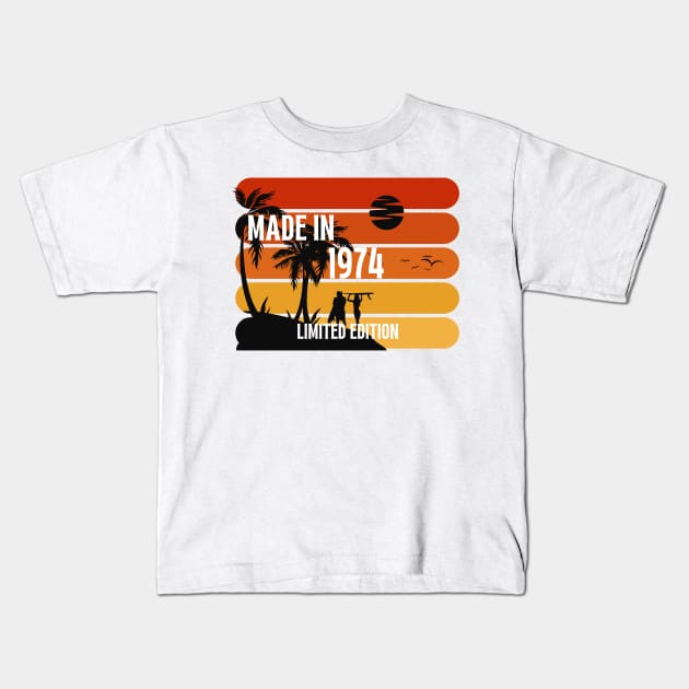 1974 Kids T-Shirt by smkworld